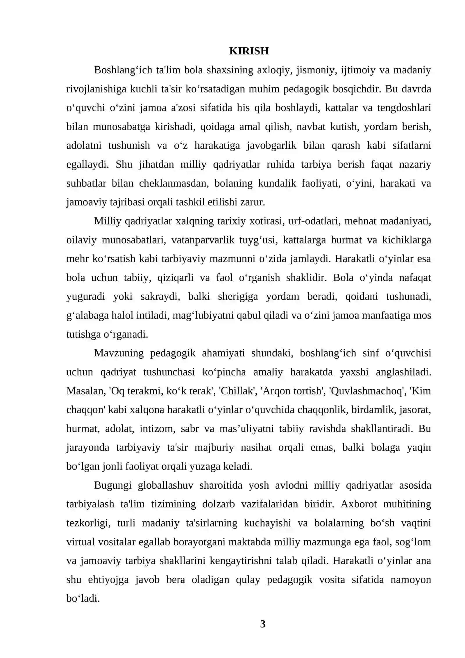 Harakatli o‘yinlarning tarbiyaviy imkoniyatlari 3
