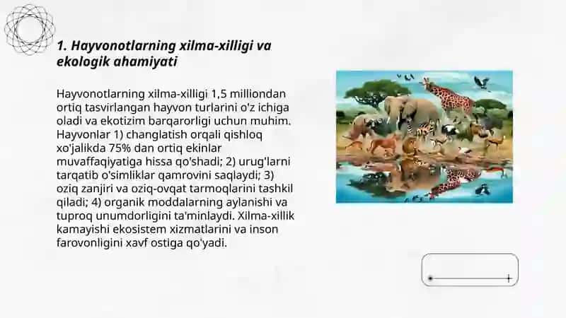 Hayvonot dunyosi va ularni muxovaza qilish 3