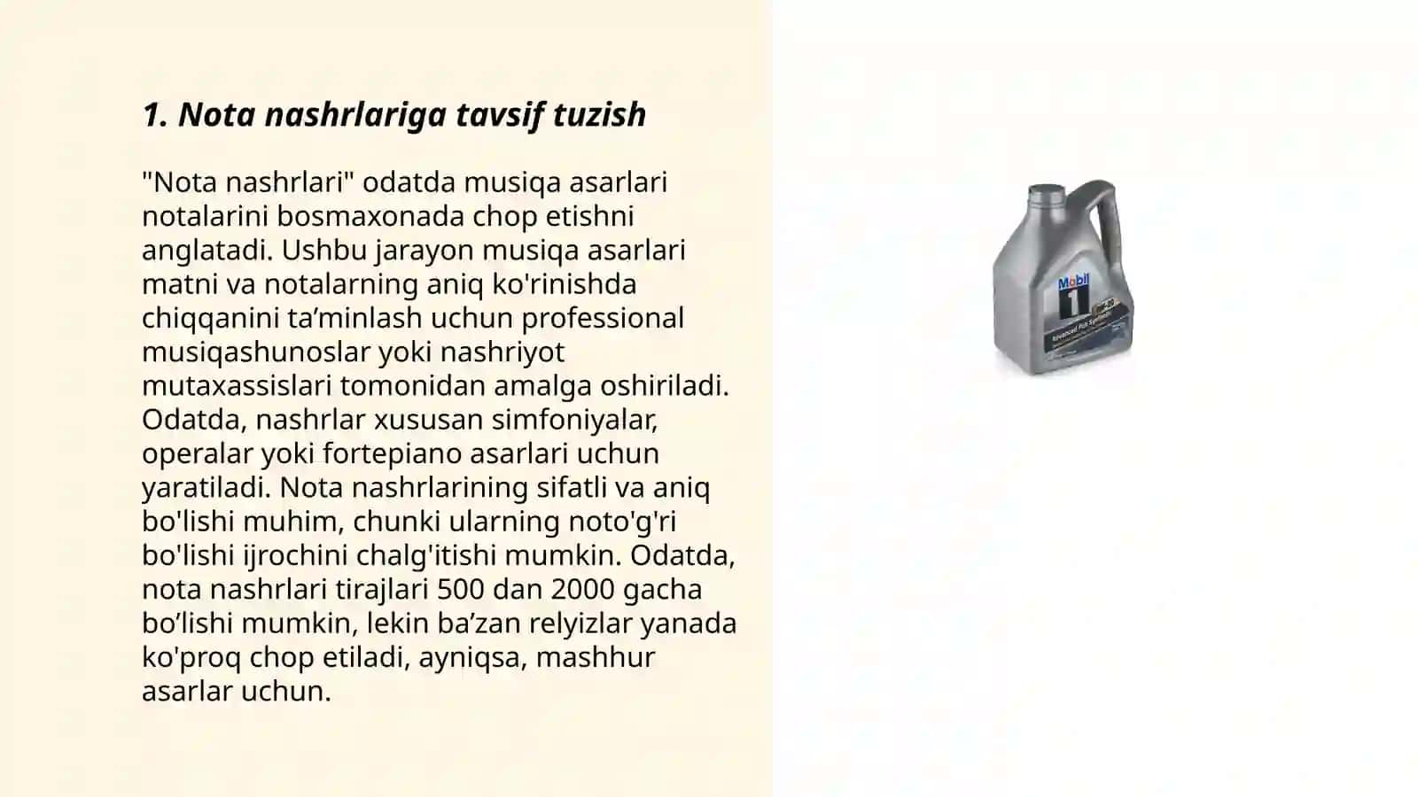 Nota, tasviriy va kartografik nashrlariga tavsif tuzish 3