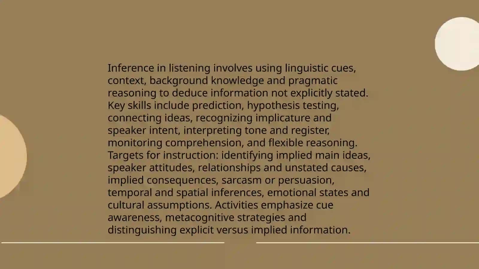Creating Inference based Listening activities 3