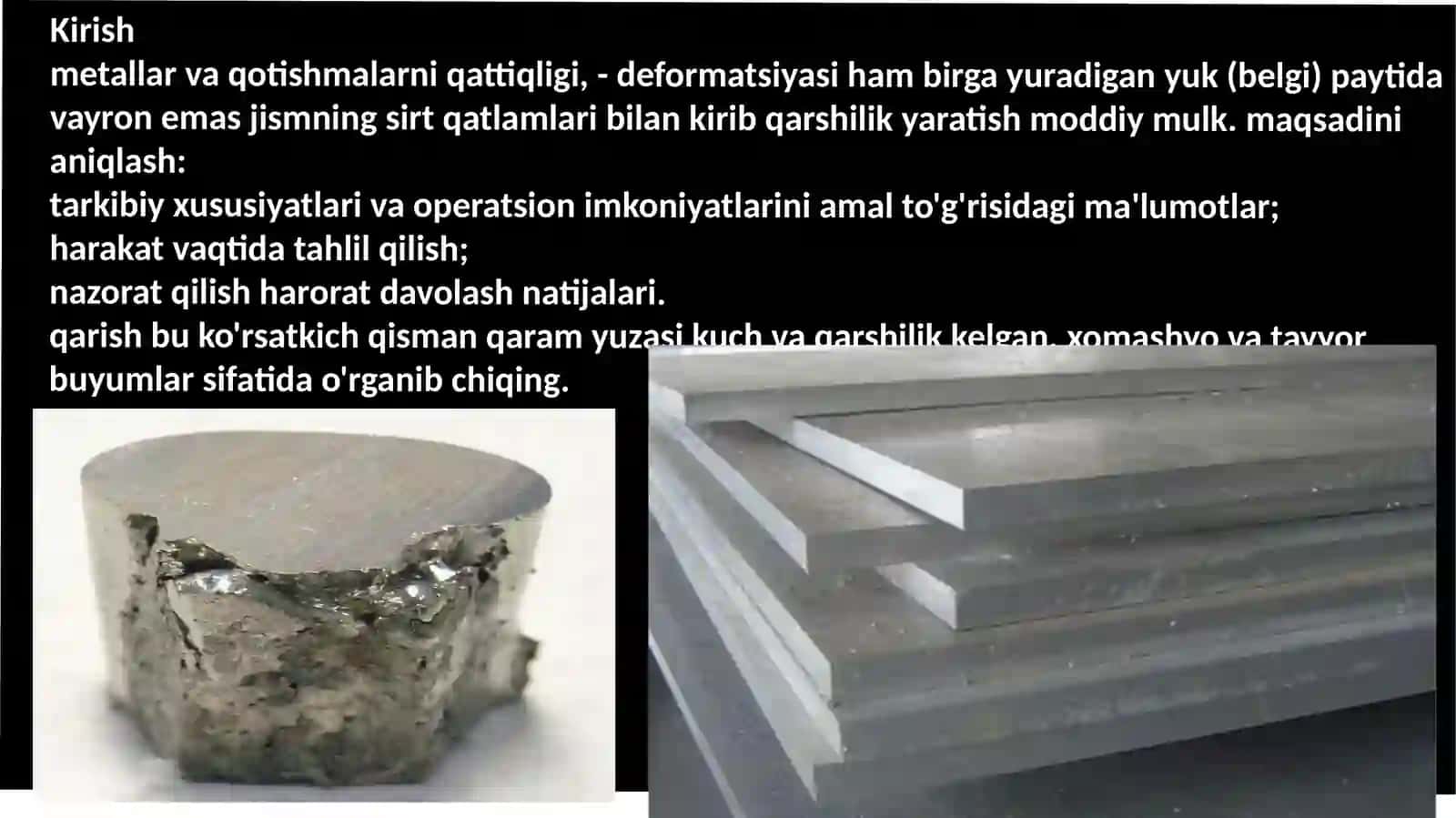Metalllarning qattiqligini tekshirishda ishlash tartibi 3