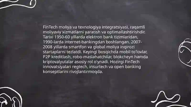 FinTech tushunchasi 3