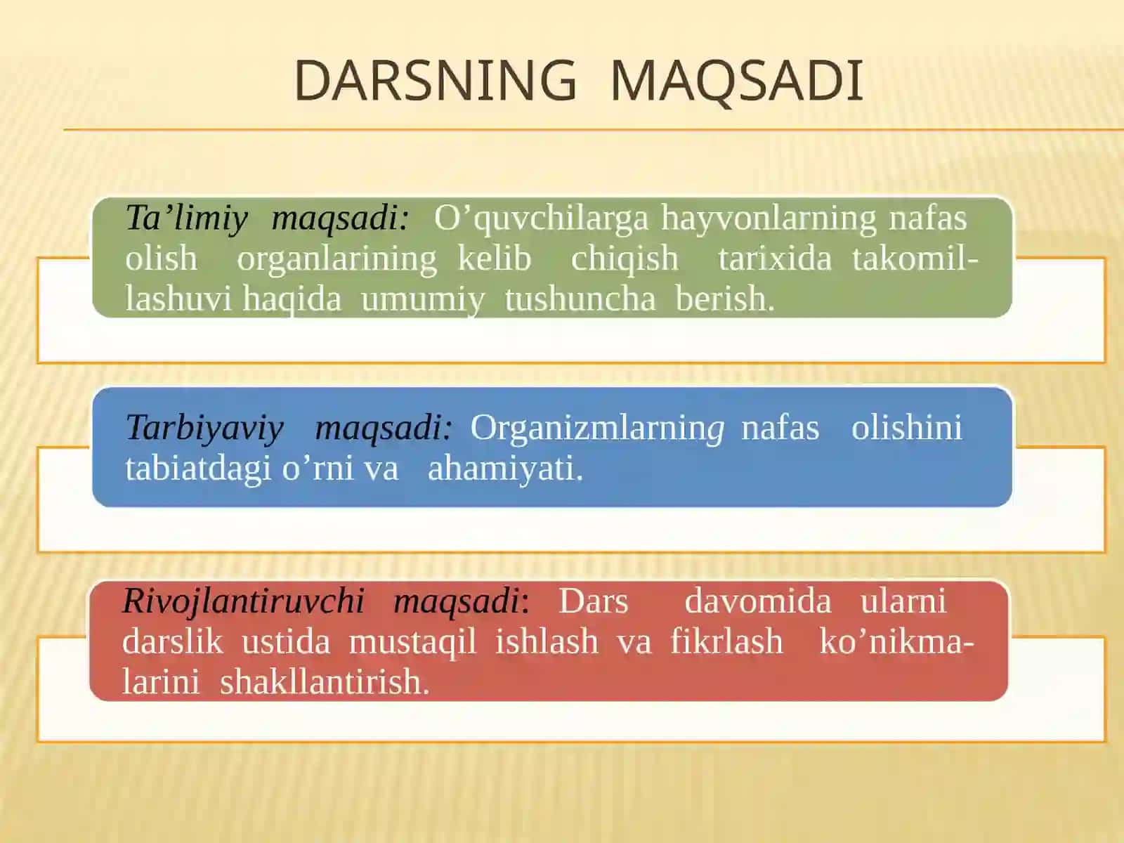 Hayvonlarning nafas olish organlari evolutsiyasi 3