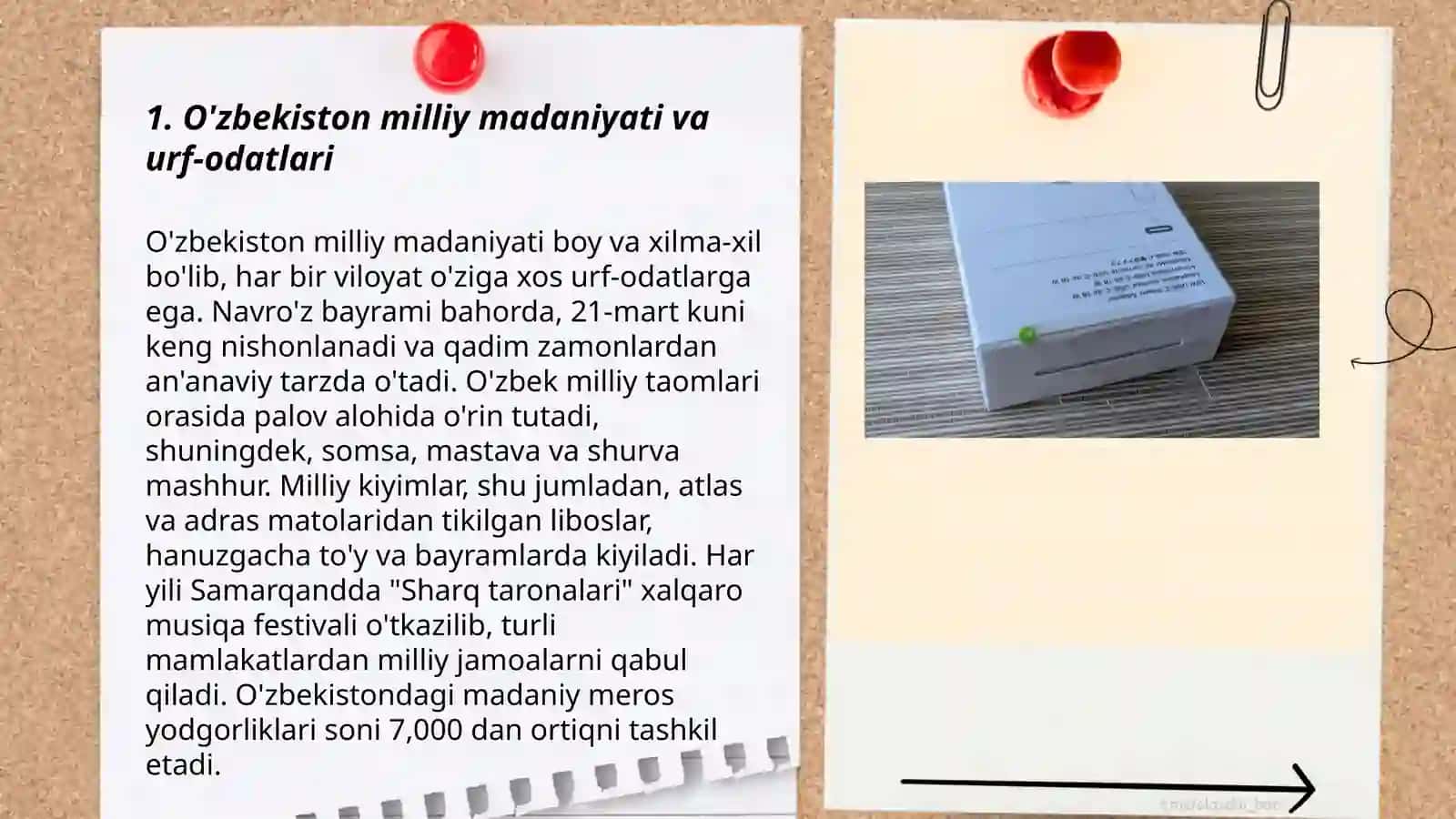 O'zbekiston milliy madaniyati va urf-odatlari 3