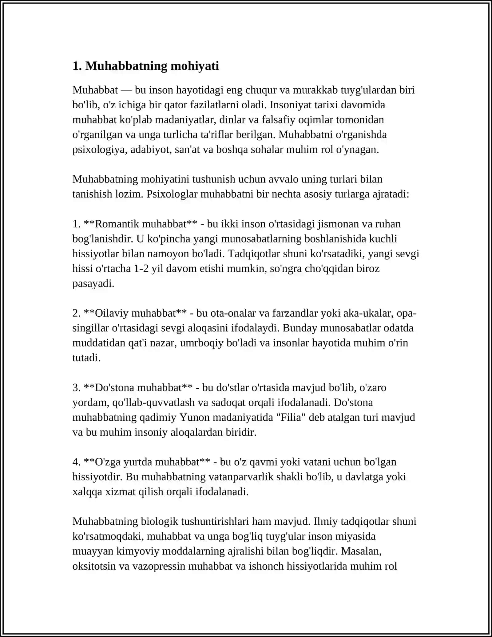 MUHABBAT ÖZI NIMA 3