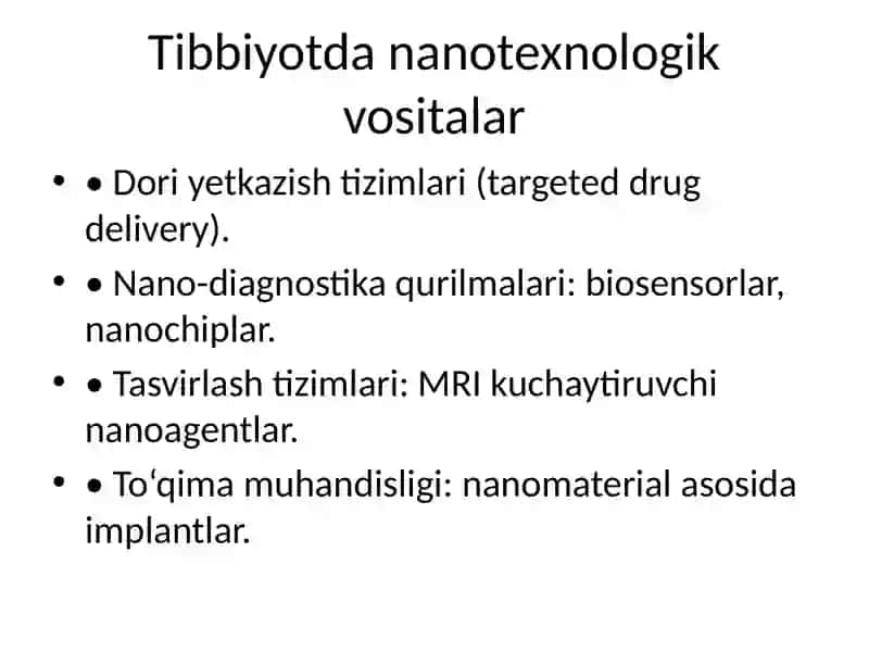 Nanomedisina va Nanoetika 3