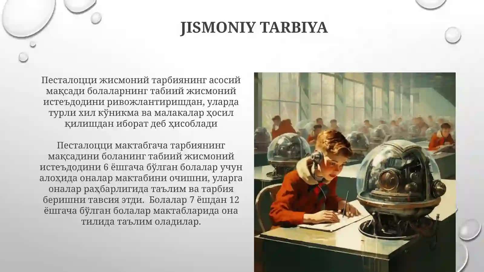 Iogann Genrix Pestalotstsining pedagogik g'oyalari 3