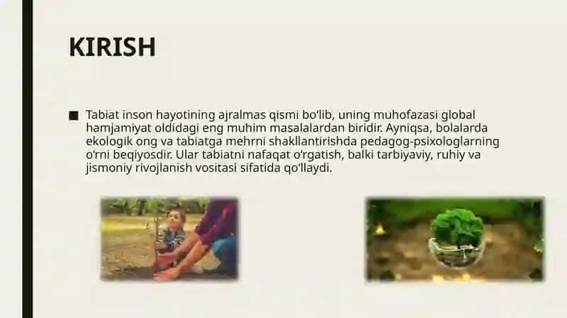 Tabiatni muhofaza qilish 3