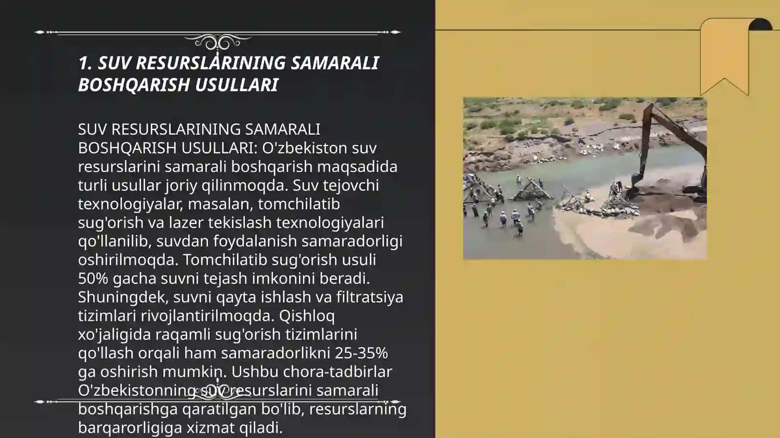 SUV RESURSLARINI BOSHQARISH VA YASHIL IQTISODIYOT: BARQAROR TARAQQIYOT YO'LIDA 3