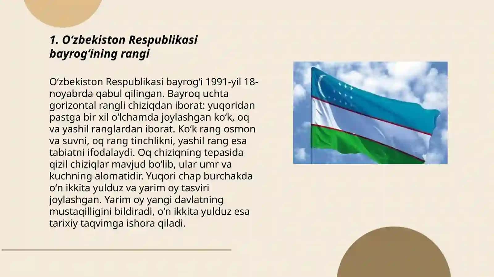 Oʻzbekiston Respublikasi bayrogʻi 3
