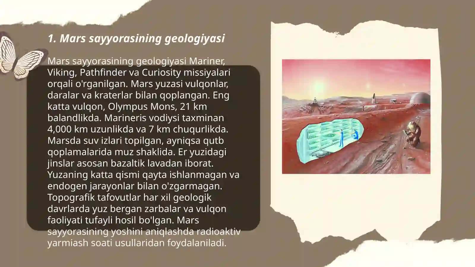 Mars sayyorasi tadqiqotlari 3