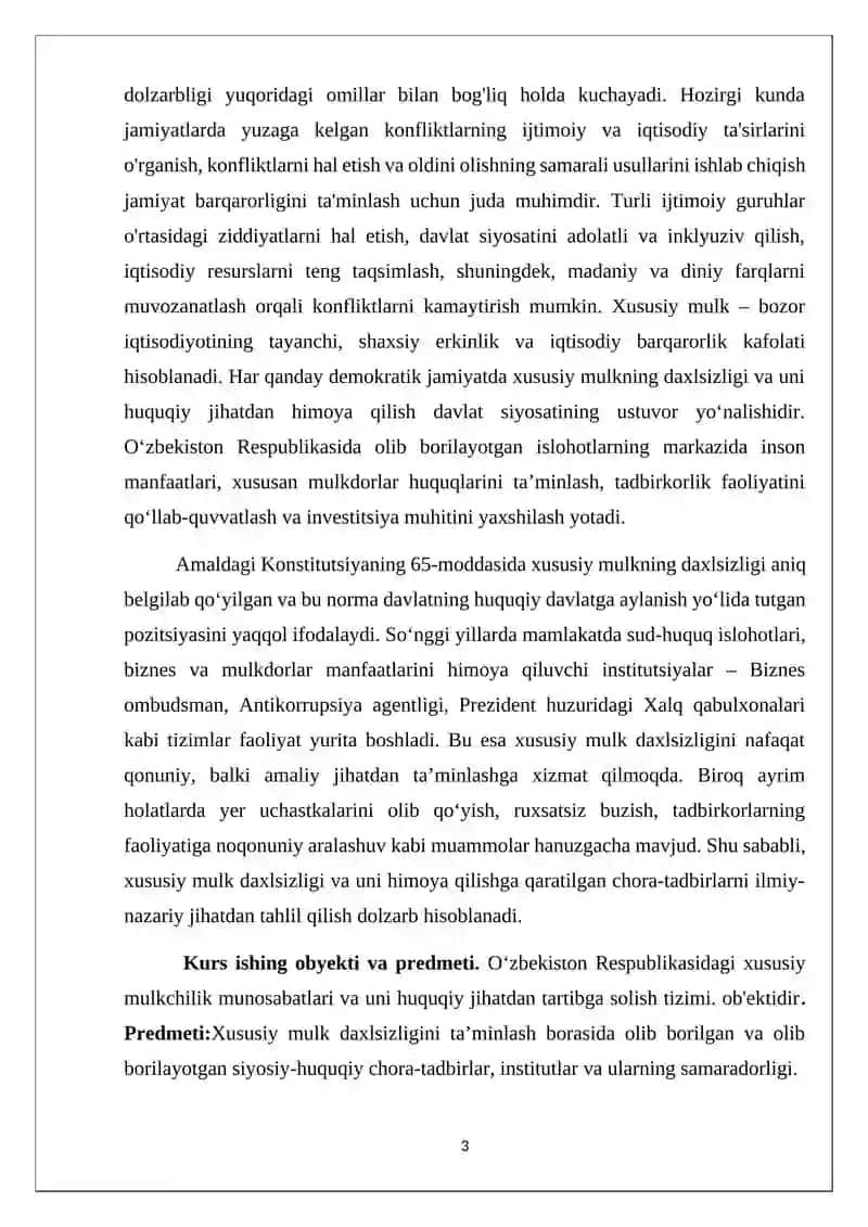 Xususiy Mulk Daxlsizligi va Chora-tadbirlar 3