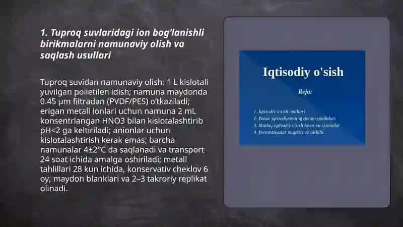 Ion bogʻlanishli birikmalarni tozalash usullari 3