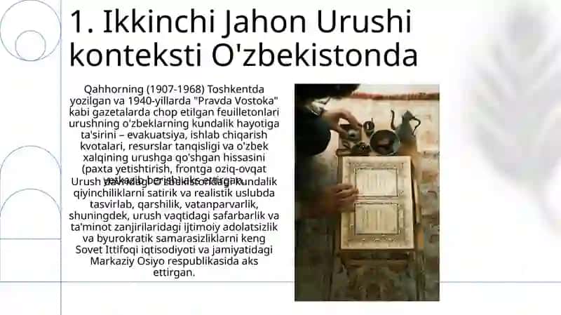 Qahhorning ikkichi jahon urushda yozgan feletonlari 3