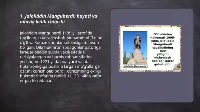 Jaloliddin Manguberdi vatan himoyachisi 3