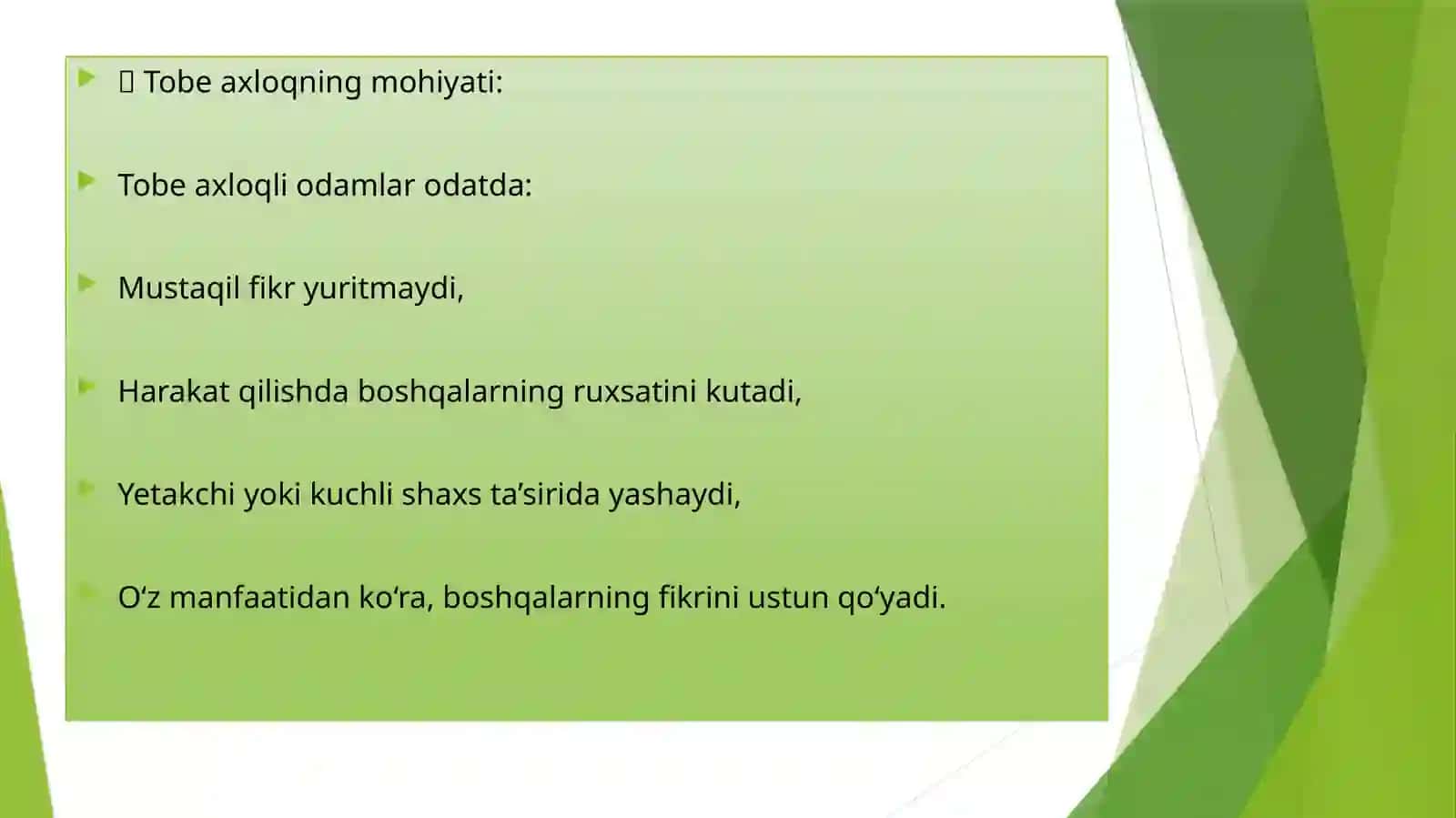 TOBE AXLOQ. SUITSIDAL XULQ 3