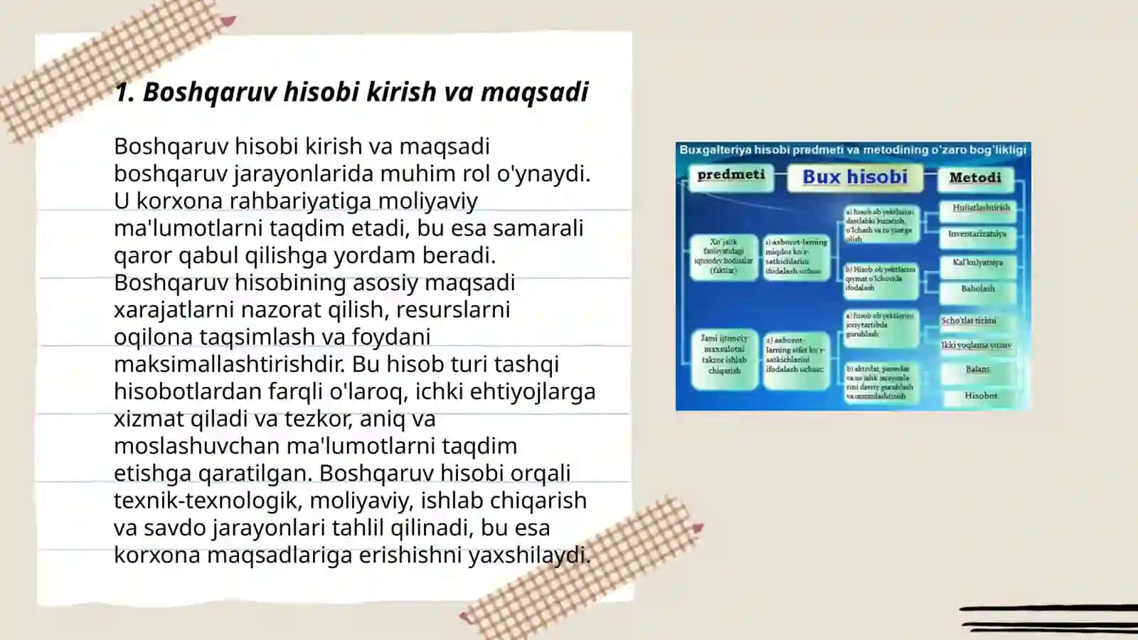 Boshqaruv hisobi korxona faoliyatini rejalashtirish va byudjetlashtirish 3