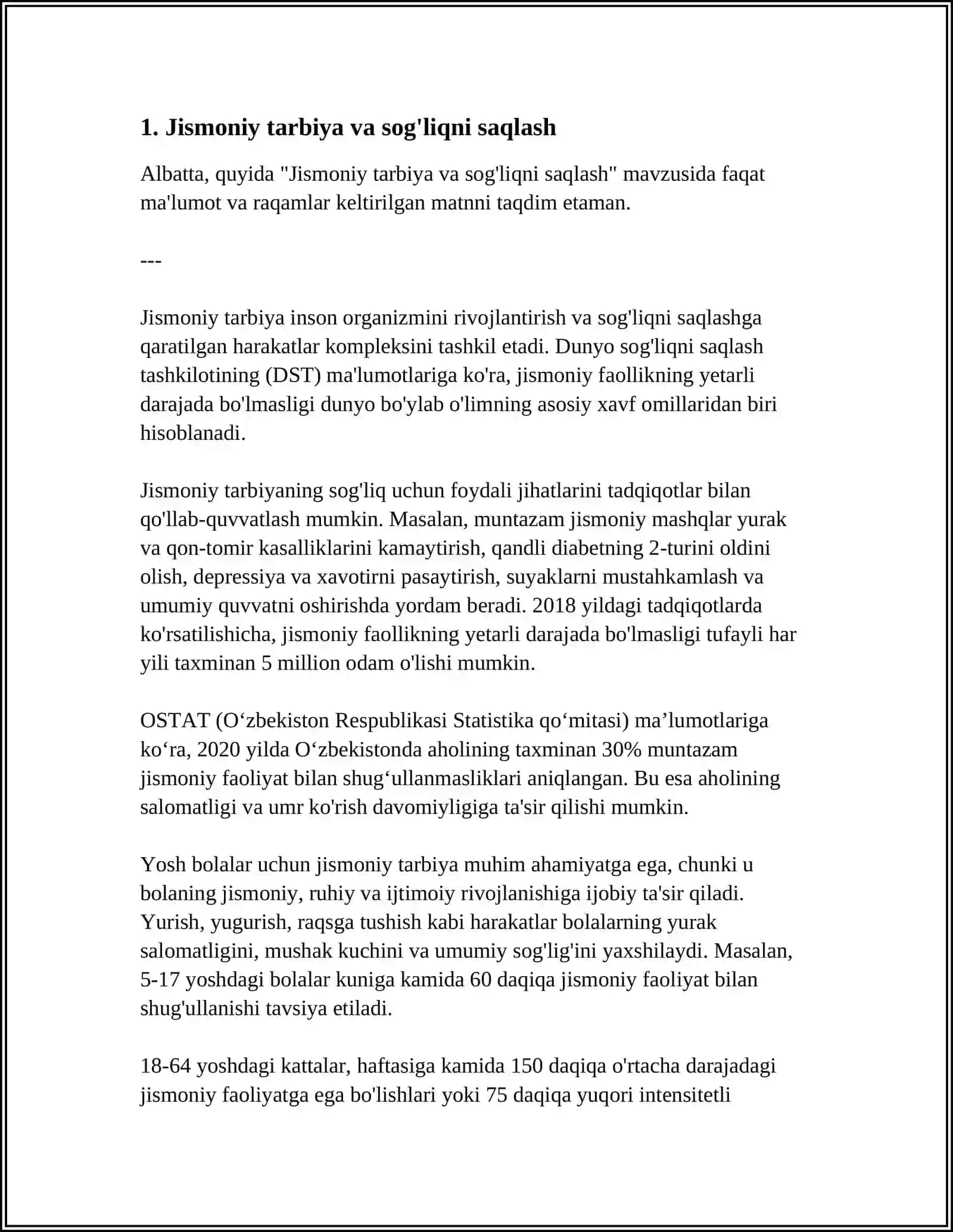 Jismoniy kuchni rivojlantiruvchi mashqlar 3