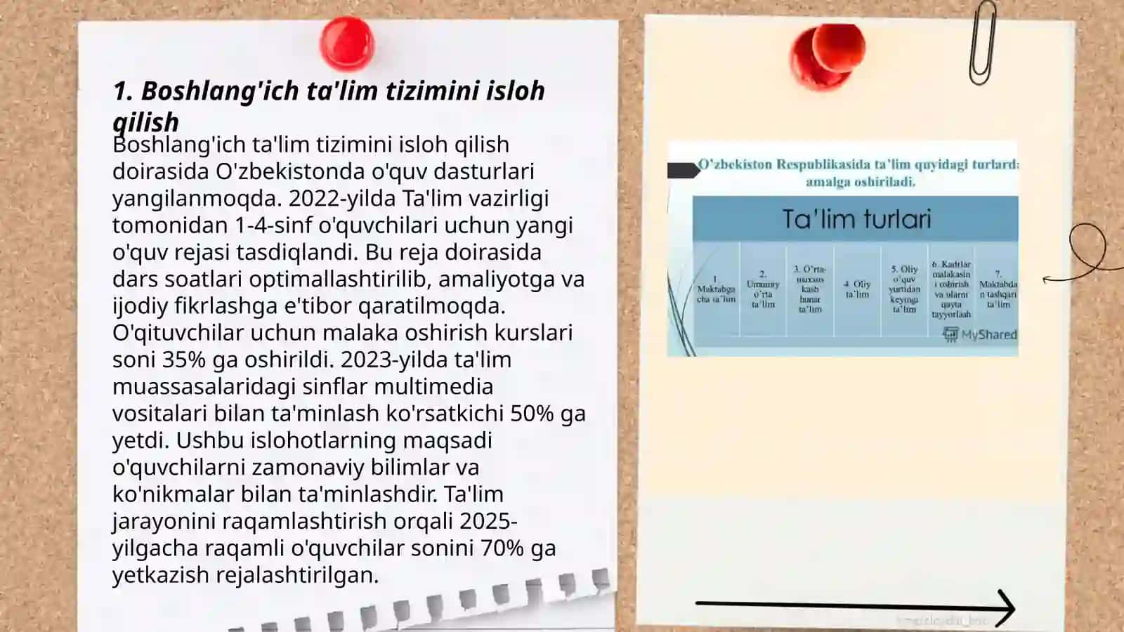 Boshlang'ich ta'lim tizimini isloh qilish 3