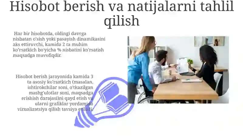 Salomatlik guruhlari uchun kun tartibini tuzish 3