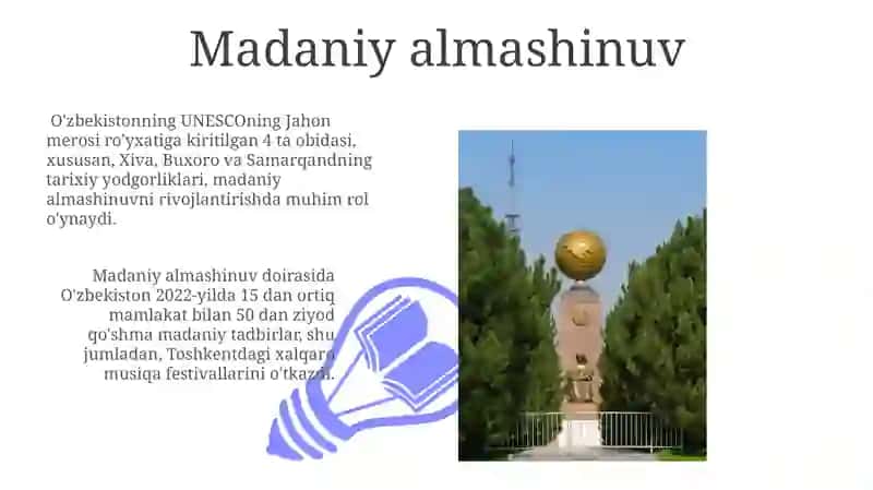 Madaniy almashinuv 3