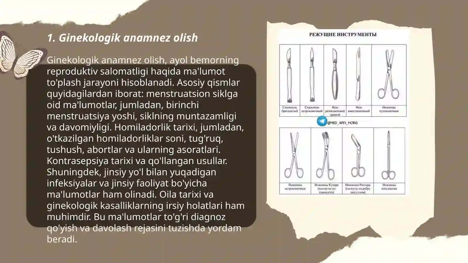 Ginekologik bemorlarni tekshirish 3