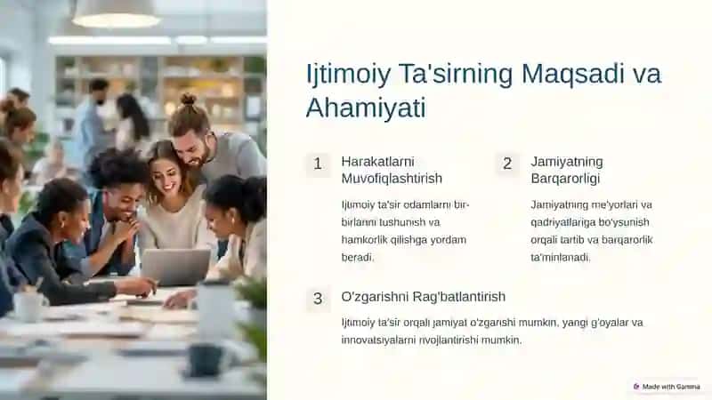 Ijtimoiy Ta'sir: Shaxs va Jamiyatning O'zaro Hamkorligi 3