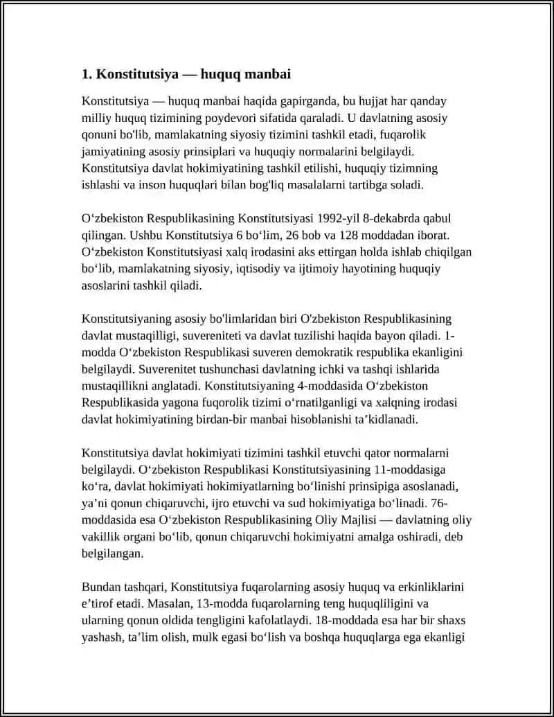 HUQUQ SHAKILLARI (HUQUQ MANBALARI) 3