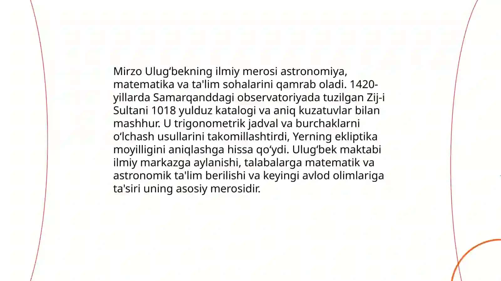 Mizo Ulugʻbek-davlat arbobi va buyuk olim 3
