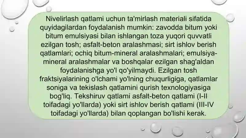G’ildirak izini yuzaga kelish sabablarini bartaraf qilmasdan yoki qisman bartaraf qilib yo’qotish 3