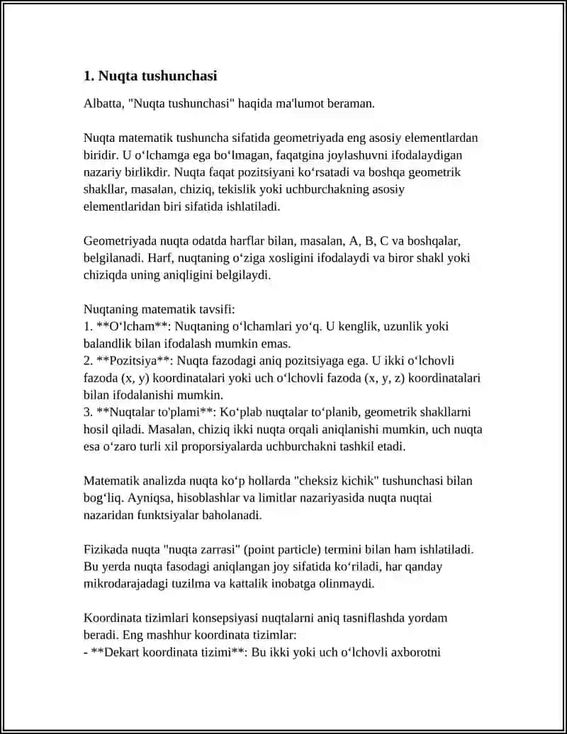 NUQTA, KESMA, KÒPBURCHAK TUSHUNCHASI HAQIDA TASAVVURNI SHAKLLANTIRISH VA ULARNI CHIZISH AYRIM XOSSALARI BILAN TANISHTIRISH METODIKASI 3