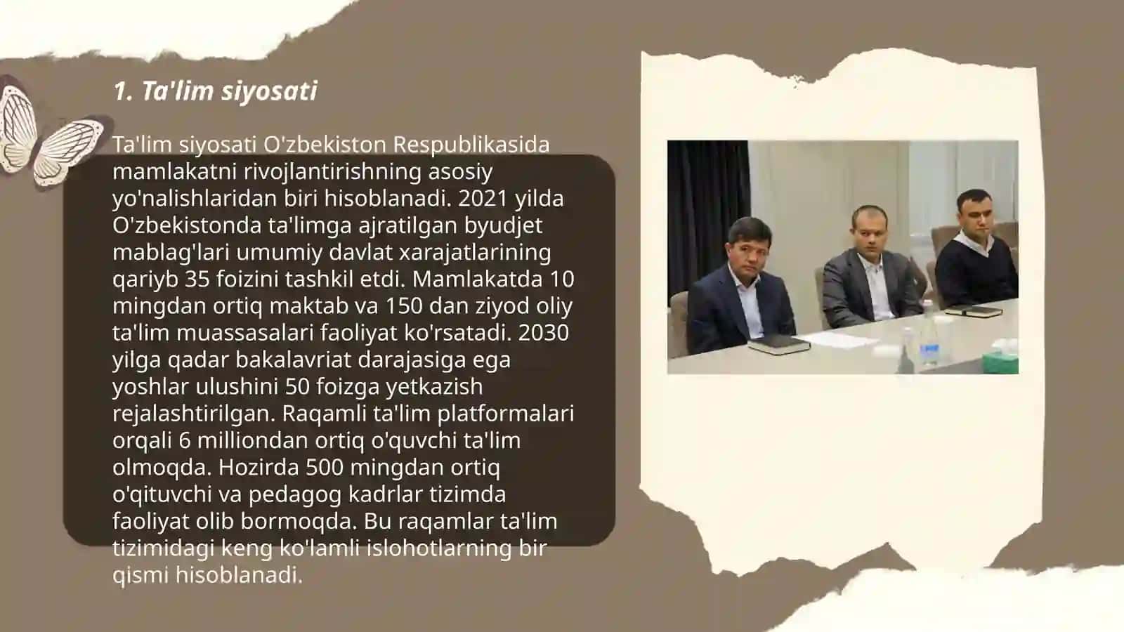 Ta'lim siyosati 3