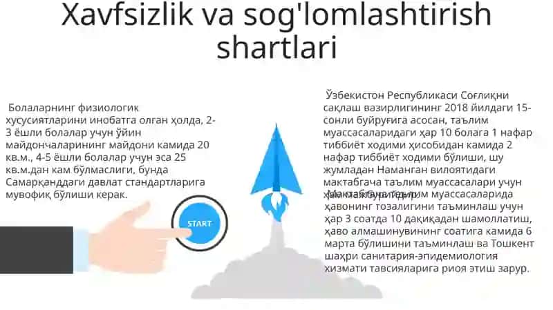 Maktabgacha talim tashkilotlarida rivojlanturuvchi muhit va unga qòyiladigan talablar 3