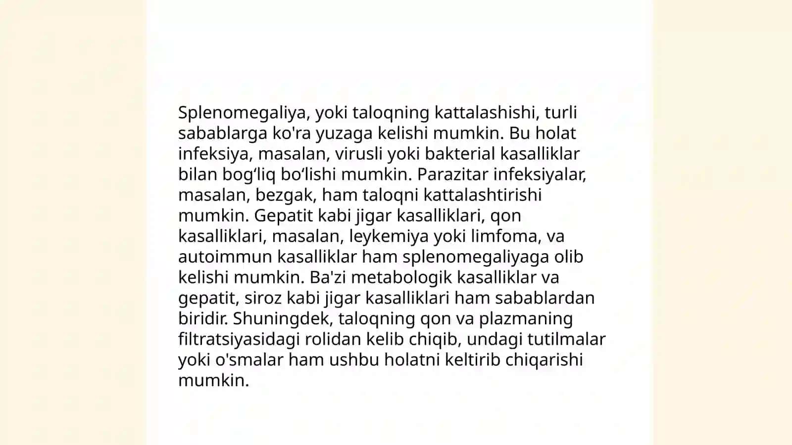 Splenomegaliya sabablari 3