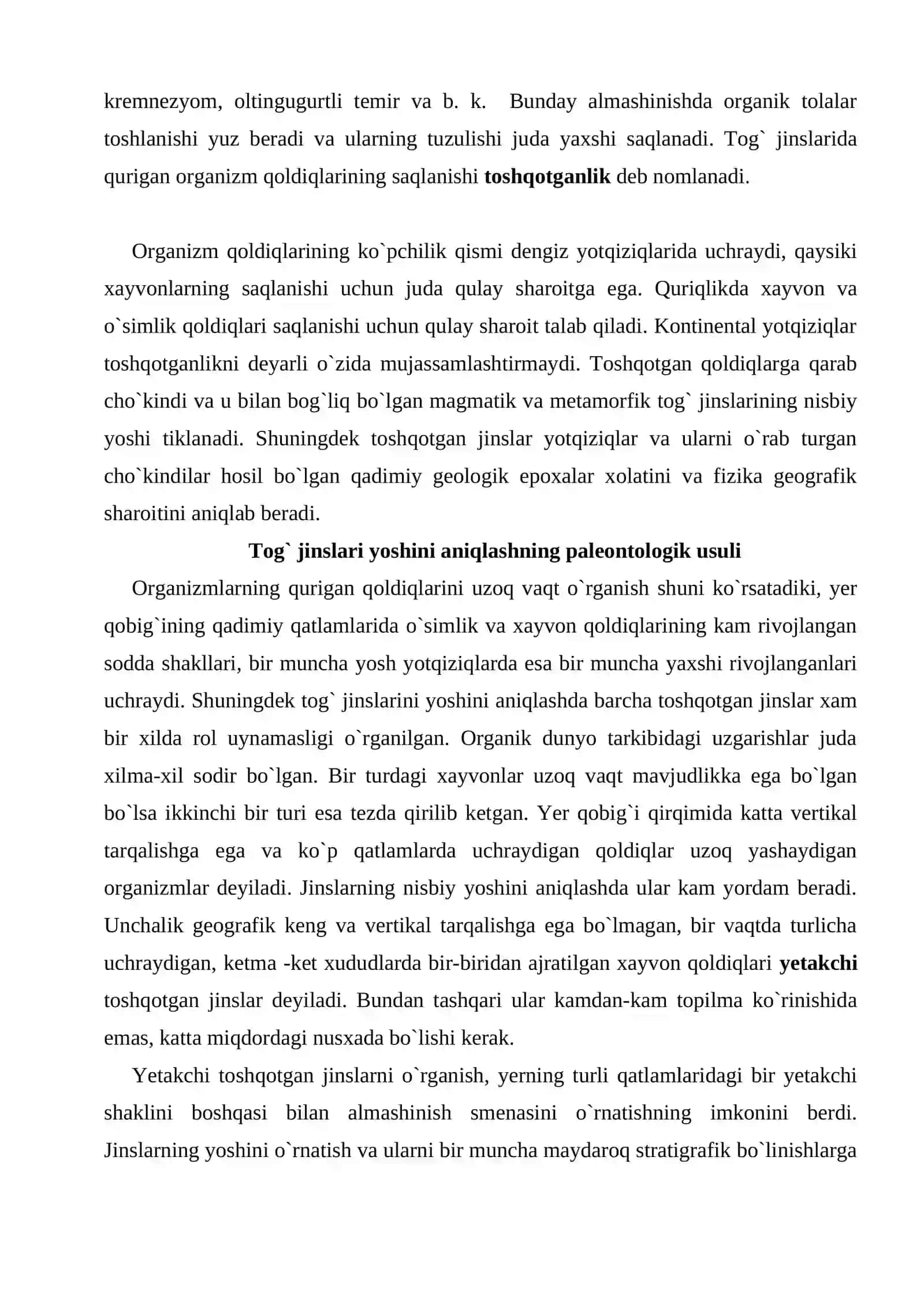 Geoxronologiya va geologik yosh haqida ma`lumot 3