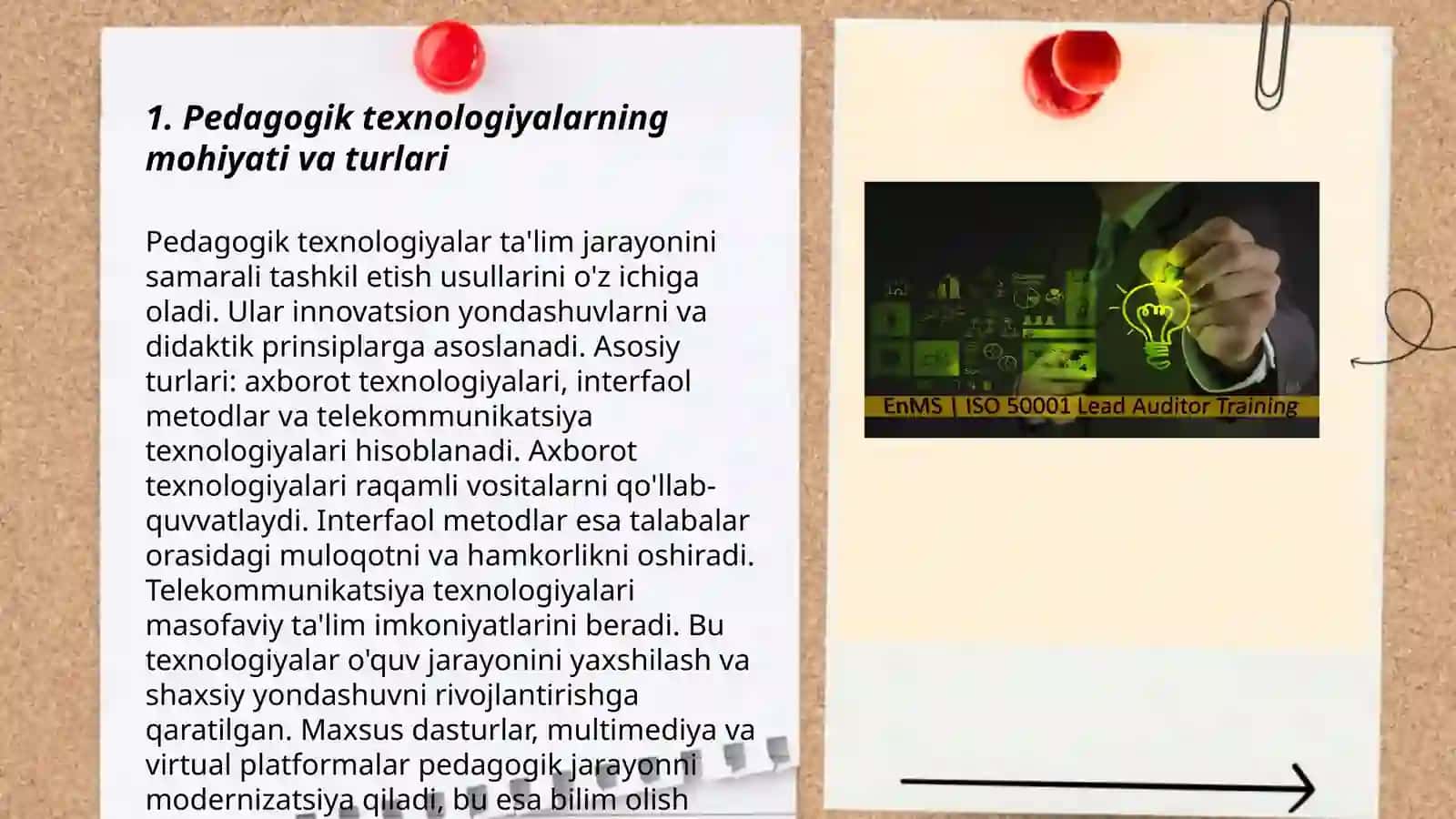 Pedagogik texnologiyalar ta'lim jarayoni samaradorligi 3