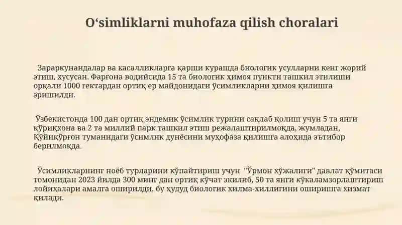 Oʻzbekiston florasi endemlar 3
