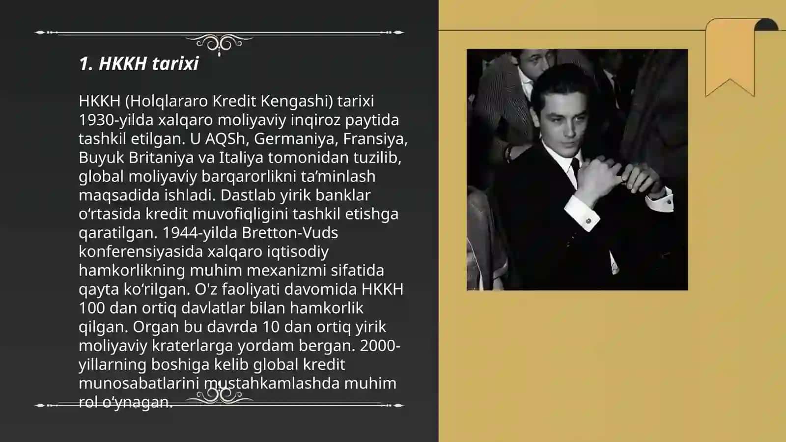 HKKH (Holqlararo Kredit Kengashi) tarixi 3