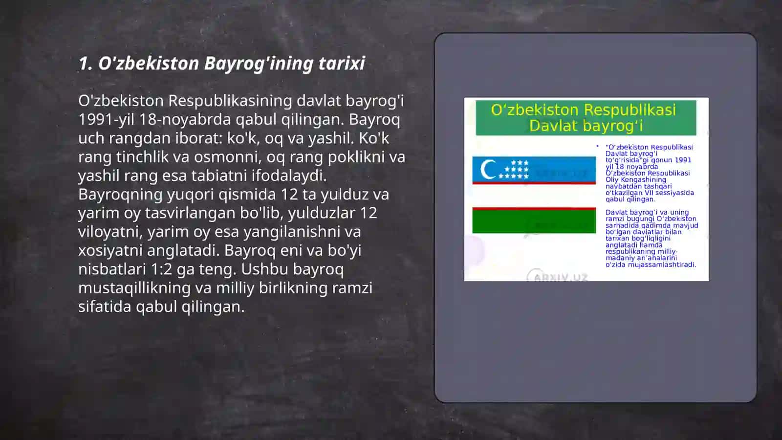 O'zbekiston Bayrog'i 3