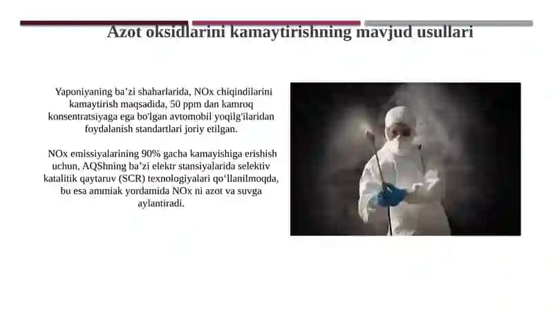 Azot Oksidlaridan Tozalash 3