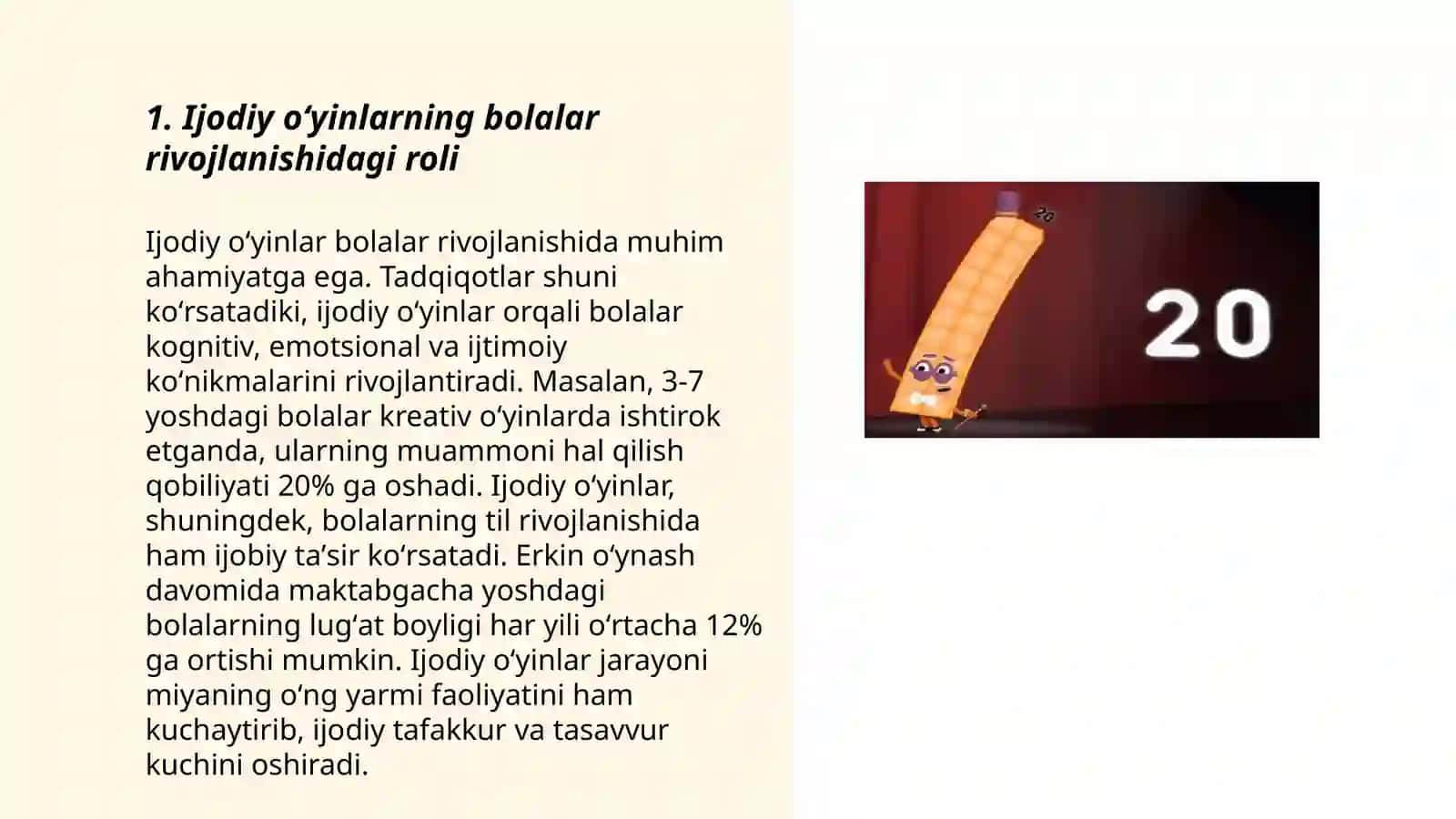 Ijodiy va qoidali oʻyinlarning mazmuni 3