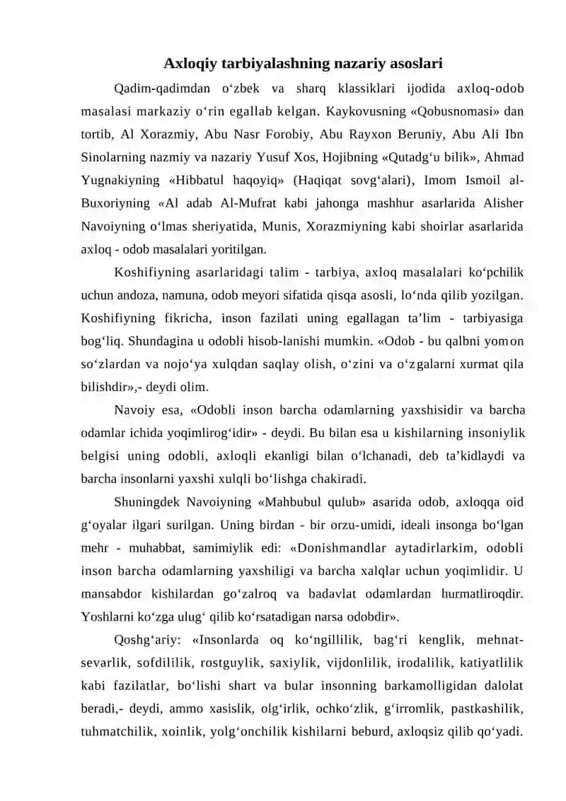 Axloqiy Tarbiya va uning mohiyati 3