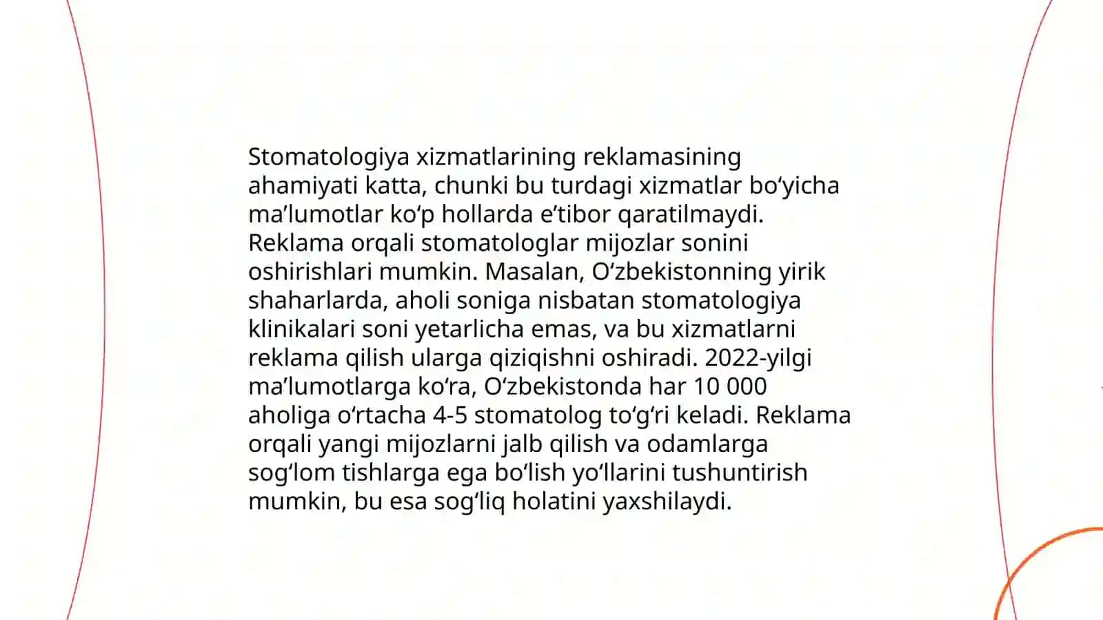 Sog'liqni saqlash muassasalari faoliyatida( stomatologiyada) reklama va uning ahamiyati 3
