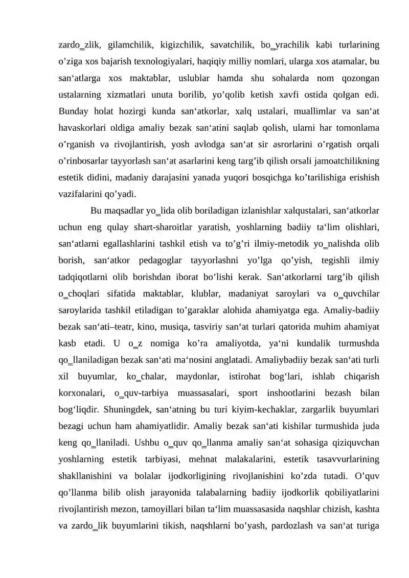 AMALIY SAN'AT MASHG'ULOTLARINI O'TKAZISH METODLARI 3