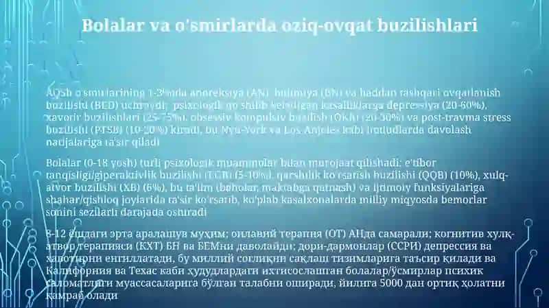 Bolalar kassalliklarida bemorlar psixologiyasi masalalari 3