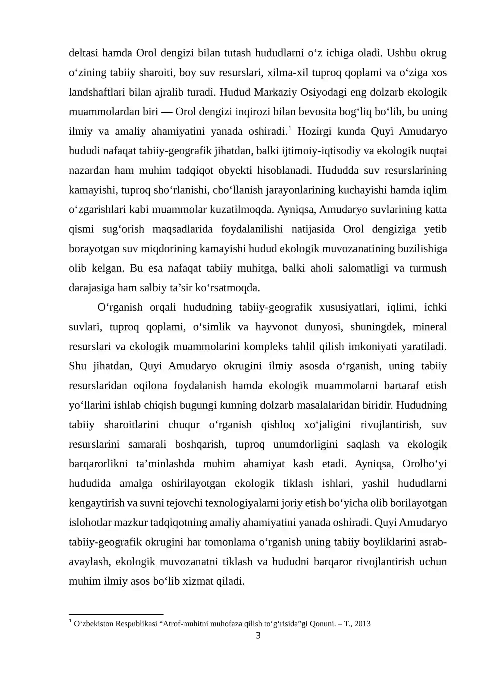 Quyi Amudaryo okrugiga tabiiy geografik tavsif 3