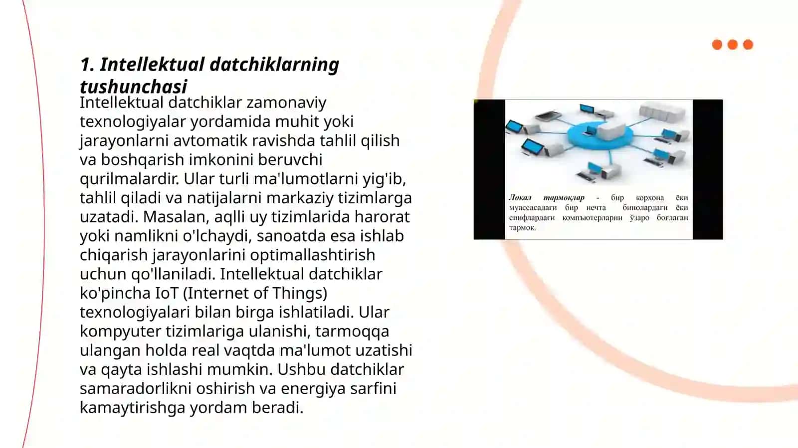 Intellektual o'lchash asboblarining datchiklari va asosiy komponentlari 3