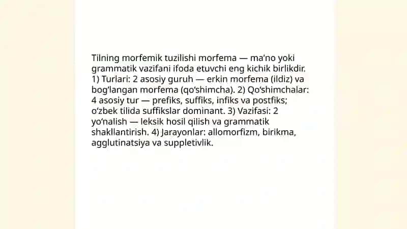 Tilning grammatik qurilishi 3