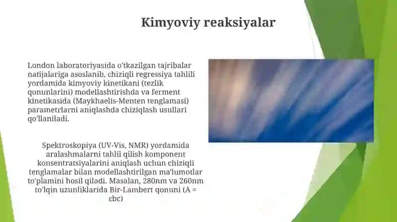 Chiziqli tenglamalar sistemasini hayotga tadbiqi 3