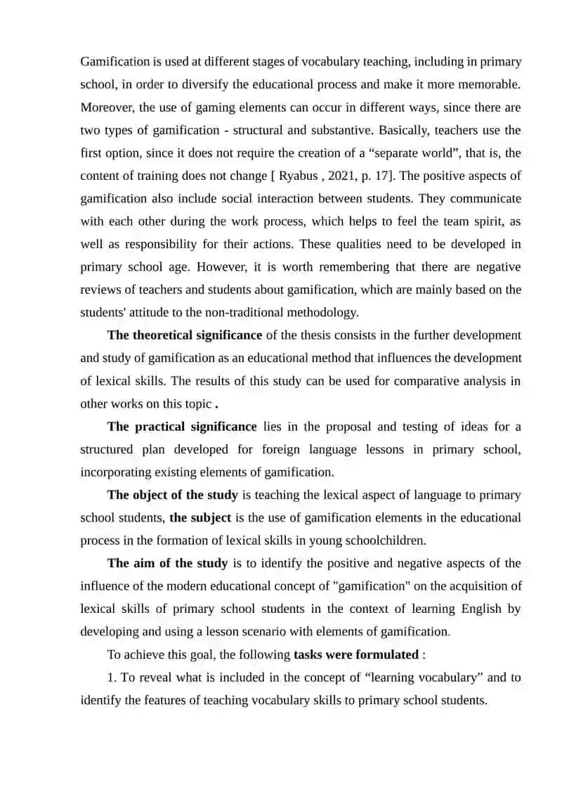 Gamified Vocabulary Learning for Primary Education 3